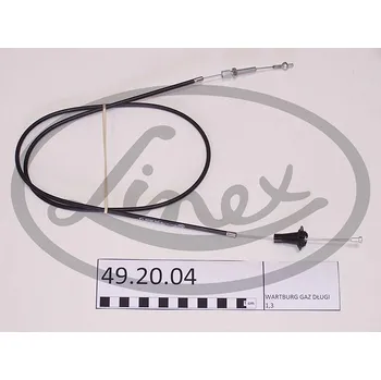 Lanko parkovací brzdy Lanko plynu, , LINEX, 49.20.04
