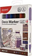 Monami Deco Marker 460 Rich Set 2 mm 6 ks