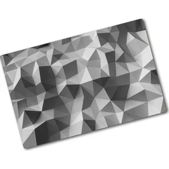 Kuchyňské prkénko Kuchyňská deska skleněná Abstrakce trojúhleníky