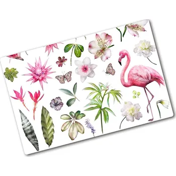 Kuchyňské prkénko Kuchyňská deska skleněná Tropická kolekce