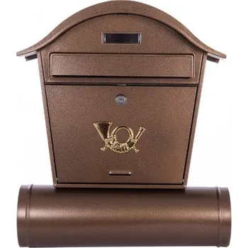 Poštovní schránka Poštovní schránka ST103 s tubou měď antik