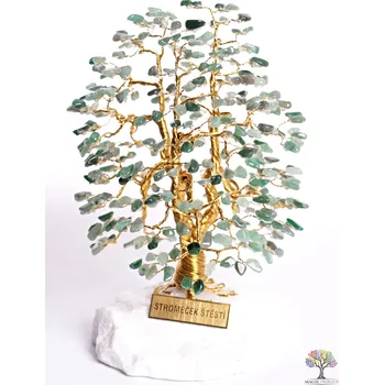 Drahý kámen Magieprirody.cz Avanturin stromeček štěstí 20 cm - A3 - #119