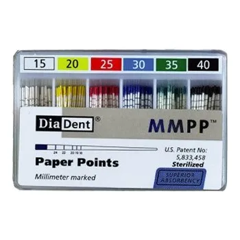 Papírové čepy DiaDent - 0,04 - 100ks - Velikost 50 ()