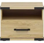 LARA noční stolek KOM1S, jasan běloruský