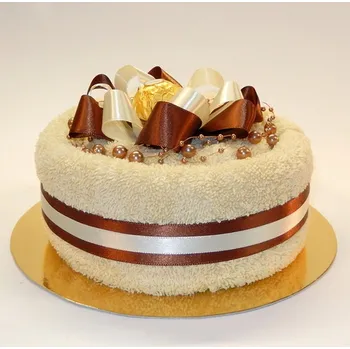 umělá květina Ateliér Confetti Dort z ručníku - Daisy