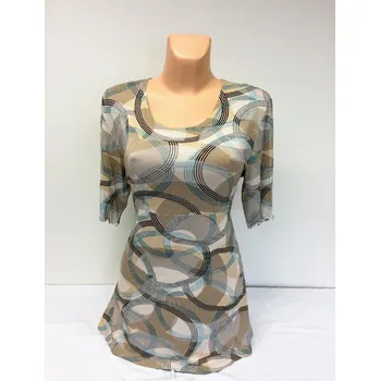 Dámská tunika damské halenky, Barva Jako na obrázku, Velikost XXL50, Rukáv Krátký rukáv