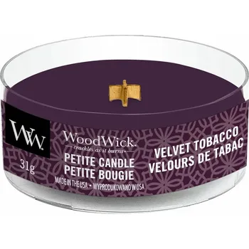 Svíčka WoodWick Velvet Tobacco