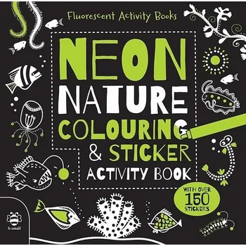 omalovánky Neon Nature Colouring and Sticker Activity Book