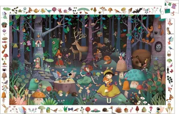 Puzzle Djeco Pohádkový les 100 dílků