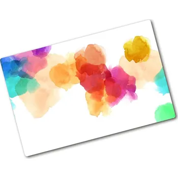 Kuchyňské prkénko Kuchyňská deska skleněná Barevné skvrny