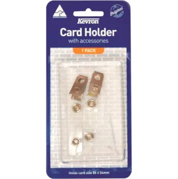 Ochranný plastový obal na kartu s clipem ID1013 | Železářství Klíče, příslušenství Příslušenství, přívěšky, visačky Přívěsky na klíče, popruhy na klíče