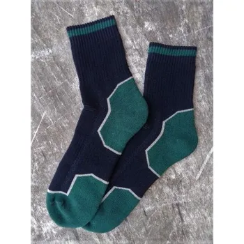 Dámské punčochy Pánské ponožky TREPON WORKING černozelené velikosti ponožek: 28-29 ( EUR vel. 42-43)