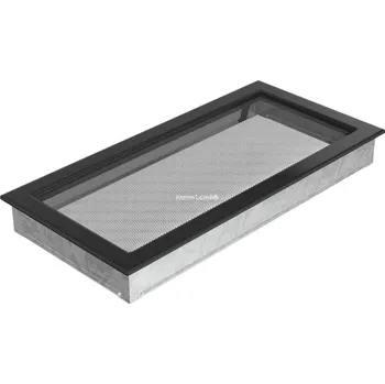 Krbová obestavba Krbová mřížka 22x45 černá