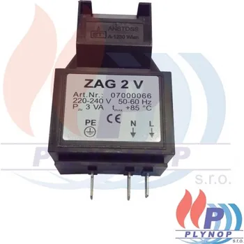 Příslušenství ke kotli Zapalovací trafo ZAG 2 V BAXI - 8435220 / JJJ008435220