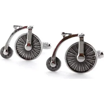 Manžetový knoflíček Manžetové knoflíčky historický bicykl
