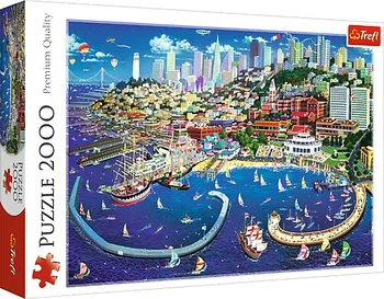 Puzzle Trefl Přístav v San Franciscu 2000 dílků