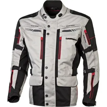 Moto bunda Textilní motocyklová bunda Lookwell OUTBACK šedá Velikost: S