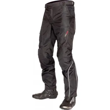 Moto kalhoty Pánské textilní kalhoty na motocykl Lookwell AIRBORNE černé Velikost: XL