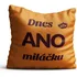 Povlak na dekorativní polštářek Froster Sex povlak na polštář ANO/NE 37 x 37 cm