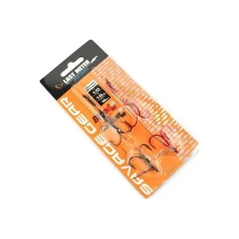 Rybářský háček Savage Gear Carbon49 Double Stinger 2ks velikost: 1, nosnost: 16kg, délka: 14cm