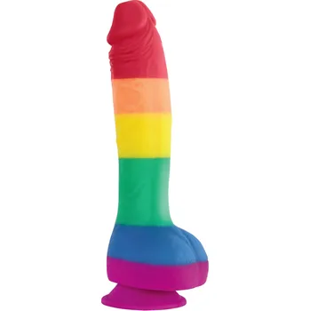 Dildo NS Novelties Colours Pride Edition 8 Inch Dildo Rainbow