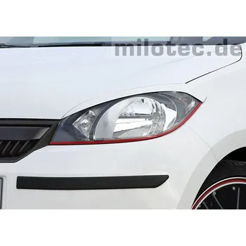 Tuning Kryty světlometů (mračítka) - ABS černý, Škoda Citigo, 2011->, MILOTEC (48.094 04)