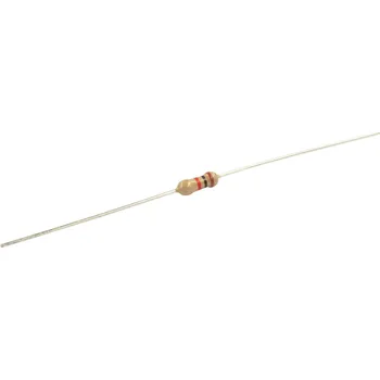 Rezistor Yageo CFR25J1K8H CFR-25JT-52-1K8 uhlíkový rezistor 1.8 kΩ axiální 0207 0.25 W 5 procent 1 ks