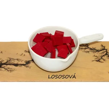 Výroba svíčky Solventní barva na výrobu mýdla a svíček Lososová 10 g