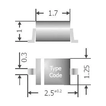 Polovodič TRU COMPONENTS rychlá spínací dioda TC-1N4148WS SOD-323 70 V 150 mA Tape cut