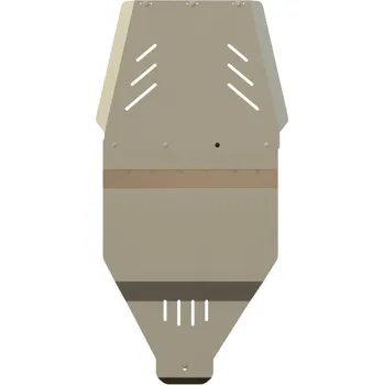 Kryt motoru Kryt převodovky a diferenciálu, NISSAN Navara k dílu 0759, (D40), 2005->, ohýbaný, hliník 5 mm (75.15.0924)