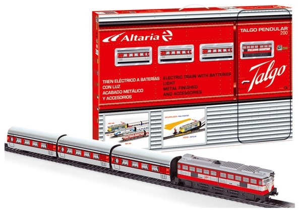 foto Vláček a vláčkodráha Pequetren Altaria Talgo Pendular 200