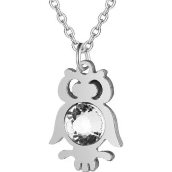 Náhrdelník Přívěskynakrk.cz Ocelový náhrdelník SOVA