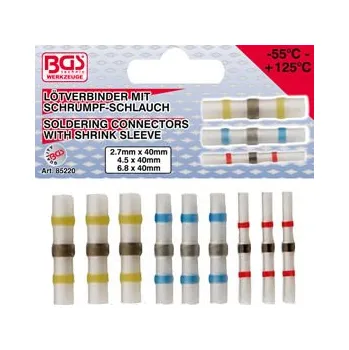 Sada nářadí Sada pájecích spojek | se smršťovací dutinkou | 9dílná