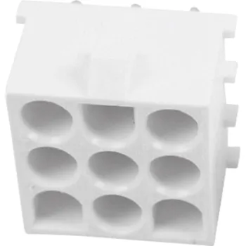 Elektrický konektor TE Connectivity Universal-MATE-N-LOK zásuvkový konektor do DPS 9, 350763-4, 1 ks