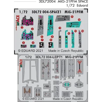 Plastikový model Eduard 1/72 MiG-21PFM SPACE (EDUARD)
