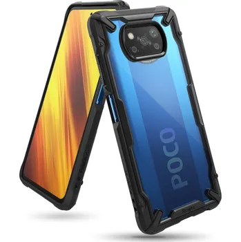 Pouzdro na mobilní telefon Ringke Fusion X pro Xiaomi Poco X3 NFC černé