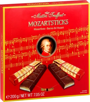 Čokoláda Maitre Truffout Mozartovy tyčinky 200 g
