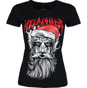 Dámské tričko Tričko metal dámské - Santa - METALSHOP - MS088 - S