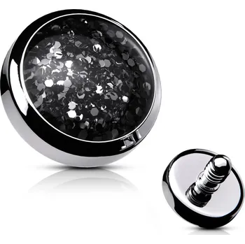 Piercing Šperky4U Microdermal - ozdobná část 4 mm - MD031K-04