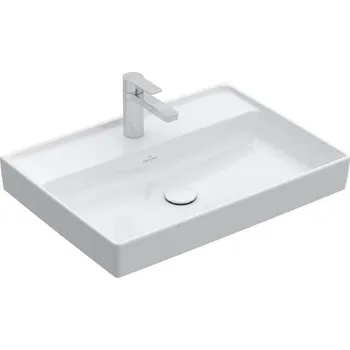 Umyvadlo Villeroy & Boch Collaro umyvadlo 65x47 cm, otvor pro bateriii, bez přepadu, bílá Alpin (4A336601)