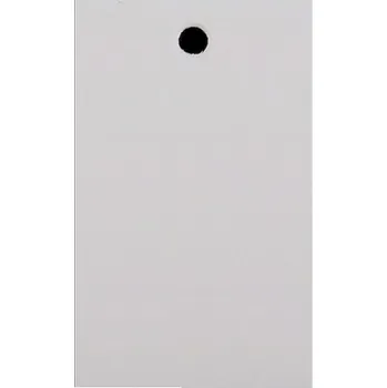 Dárková visačka Papírová visačka / jmenovka 30x50 mm, barva 1 bílá
