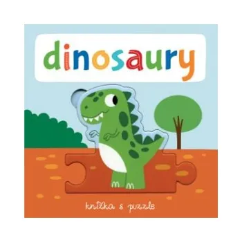 Cizojazyčná kniha Dinosaury Knižka s puzzle - Beatrice Tinarelli