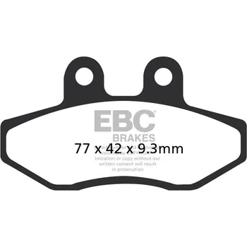 Brzdová destička Brzdové destičky EBC SFAC393