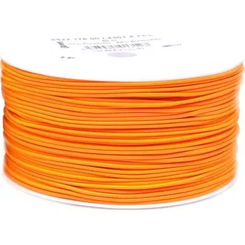 Pruženka klobouková Ø1,2mm NEONOVÉ BARVY, barva Oranžová reflex.