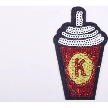 Nášivka Nažehlovací nášivka s flitry TH194