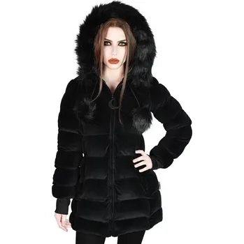 Dámský kabát kabát dámský KILLSTAR - Dead Of Night - Velvet