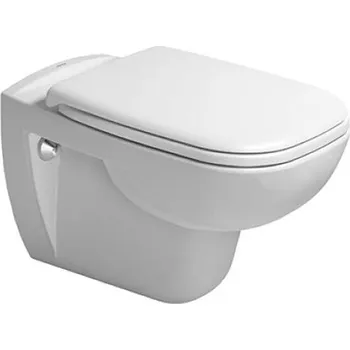 Klozet Duravit D-Code závěsné WC 35,5x54,5 cm, Rimless, HygieneGlaze, bílá (25700920002)