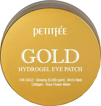 Péče o oční okolí Petitfée Gold hydrogelová maska na oční okolí s 24karátovým zlatem 60 ks