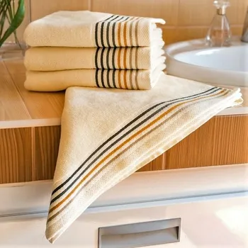 Osuška Polášek osuška froté Katka cream 70x140 cm