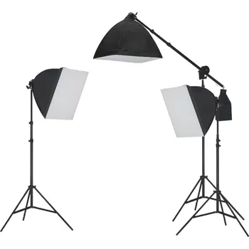 Sestava studiového vybavení Studiový set: 3x softbox bez žárovek, 3x stativ